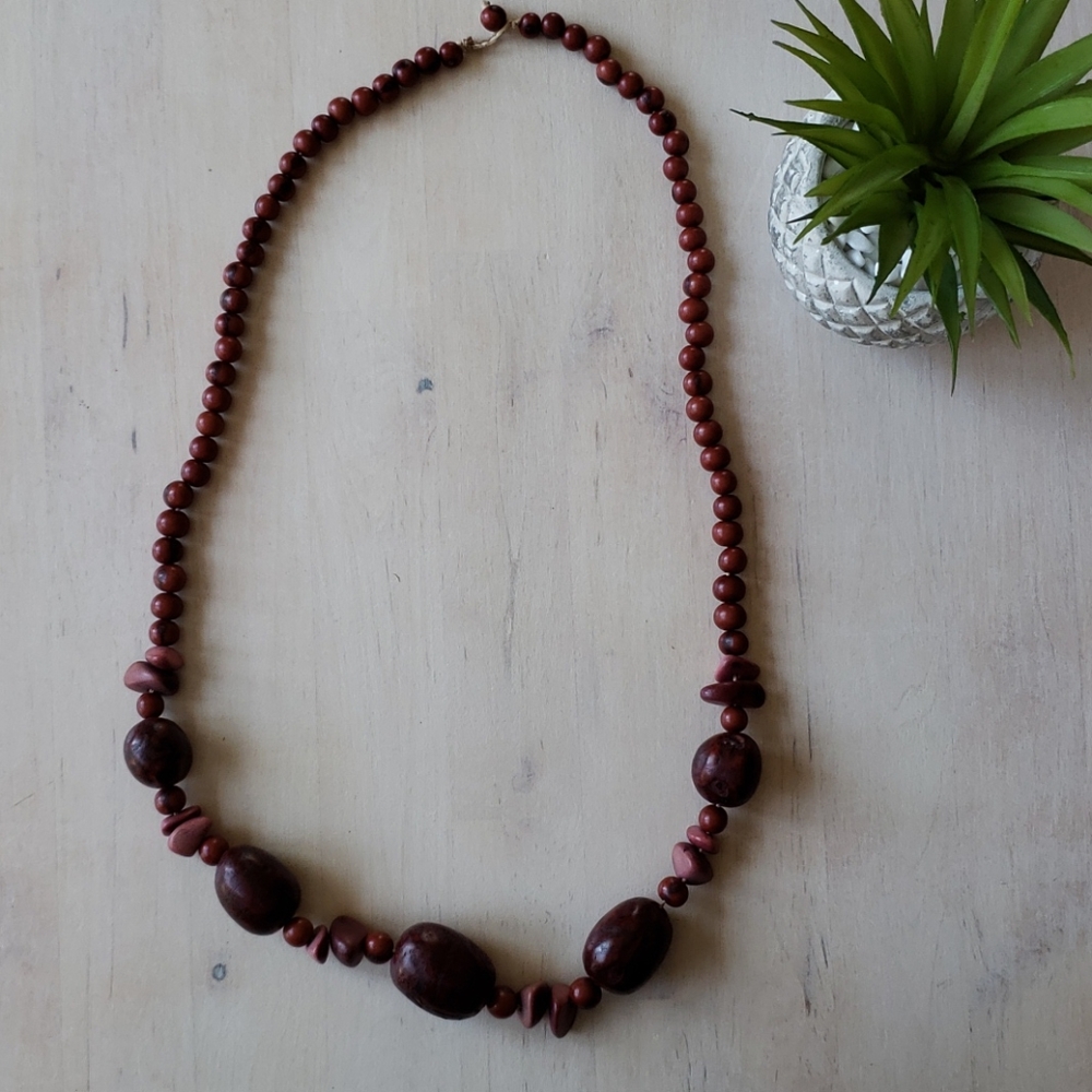 Brazilian Natural Seed Necklease